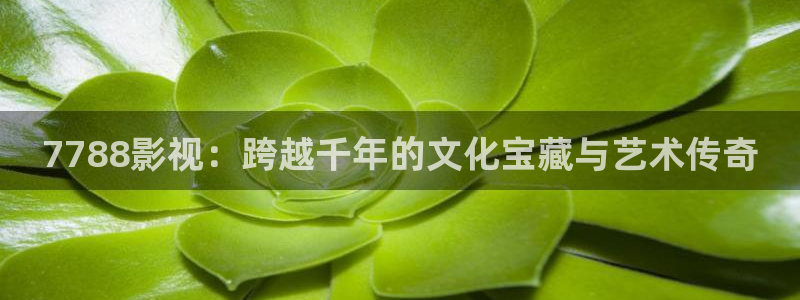 7788影视：跨越千年的文化宝藏与艺术传奇